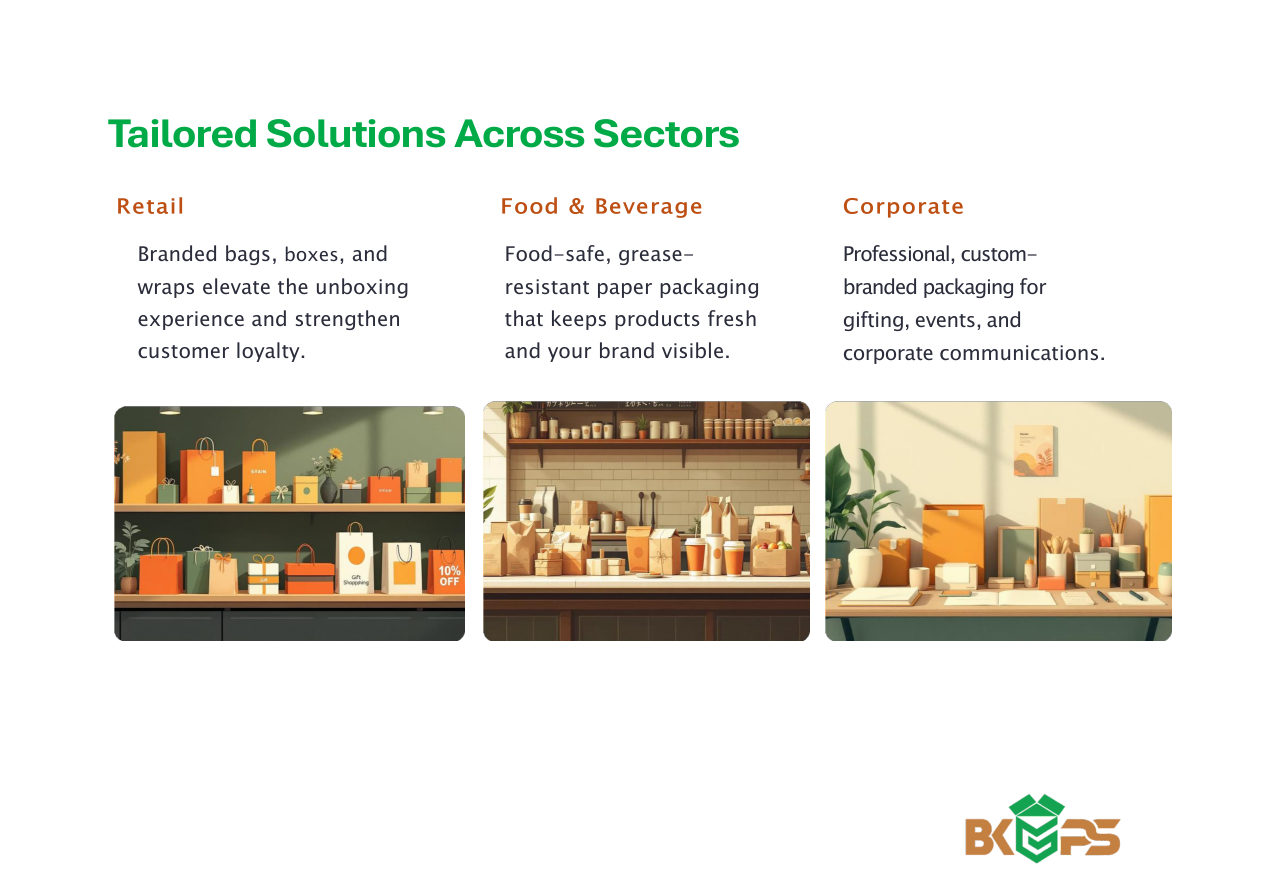Packaging sectors